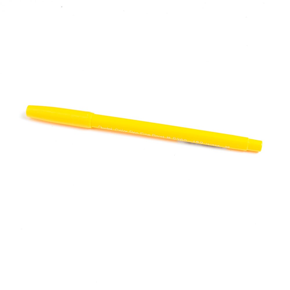 Pentel, Markers, Art & School, Color Pen, Fine Point, 50873, Yellow